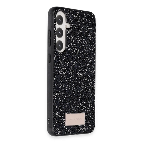 Onegif Samsung Galaxy A35 5G Bright Simli Kapak - Siyah
