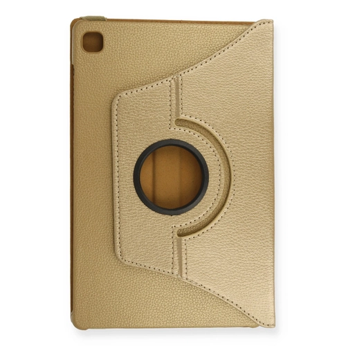 Newface Samsung Galaxy T500 Tab A7 10.4 Klf 360 Tablet Deri Klf - Gold