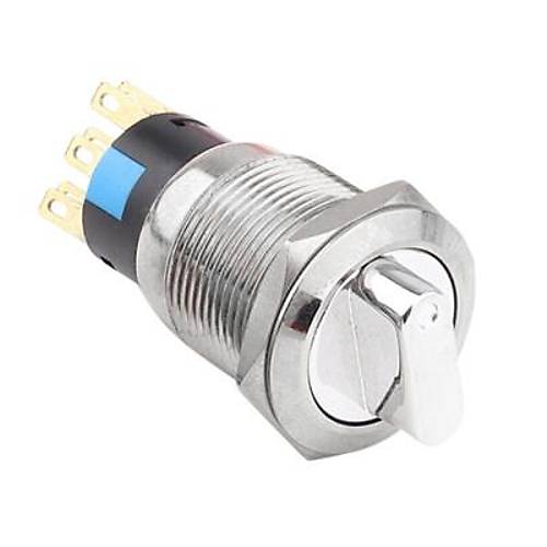 19X-P1 19mm Anahtarl Mandal Buton 2NO+2NC