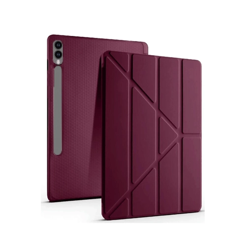 Newface Samsung Galaxy X610 Tab S9 FE Plus 12.4 Klf Kalemlikli Mars Tablet Klf - Mor