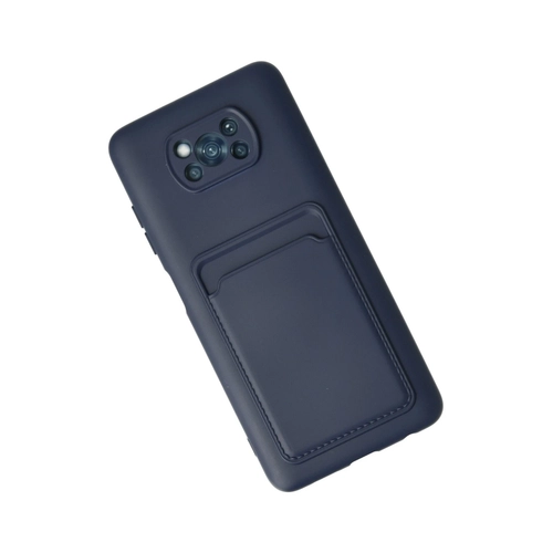 Newface Xiaomi Pocophone X3 Klf Kelvin Kartvizitli Silikon - Lacivert