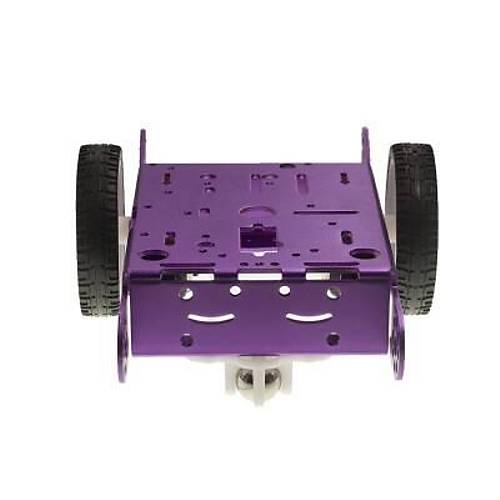 2wd mBot Alminyum Ara Kiti - Mor ( Motor ve Tekerlek Dahil)