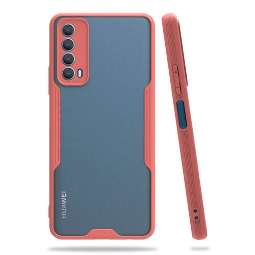 Newface Huawei P Smart 2021 Klf Platin Silikon - Pembe