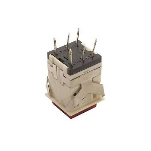 KD2-23 19mm Iksz Anahtarl Push Buton - Krmz