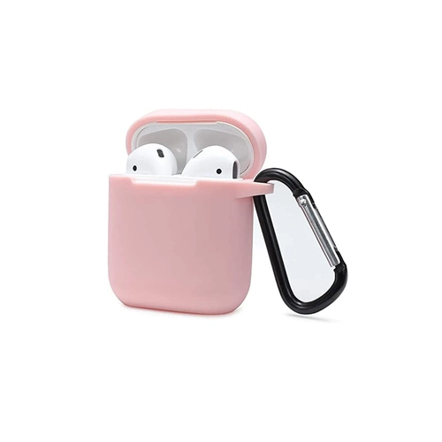 Newface Airpods 2 (2.nesil) Sert Silikon Klf - Pudra