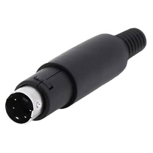 4 Pin Erkek Mini DIN Konnektr
