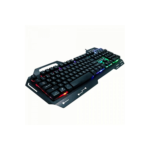Konfulon V1 RGB Ikl Metal Yzey Trke Q Kablolu Gaming Klavye