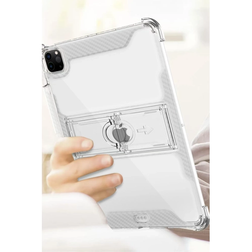 Newface Samsung Galaxy X510 Tab S9 FE 11 Klf Anti effaf Standl Tablet Silikon - Siyah