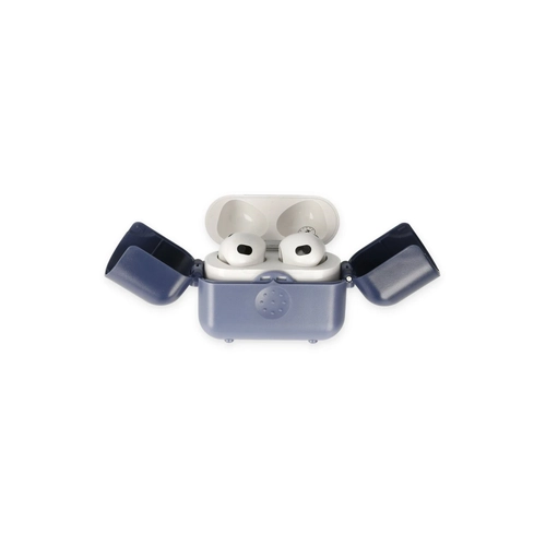 Newface Airpods 3 (3.nesil) Basmal Klf - Mavi-Lacivert