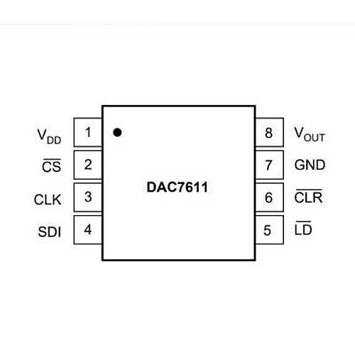 DAC7611U SOIC-8 Smd Dijital Analog �evirici Entegresi