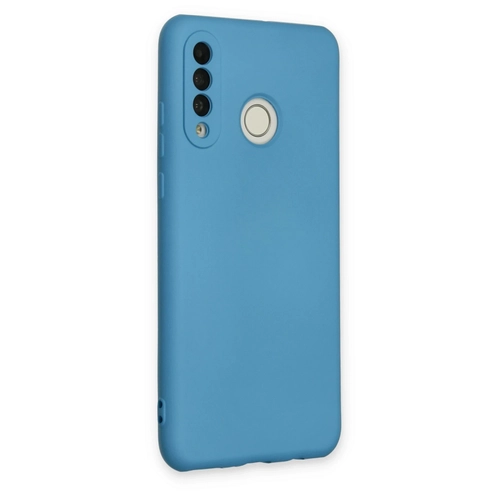 Newface Huawei P30 Lite Klf Nano ii Kadife Silikon - Mavi