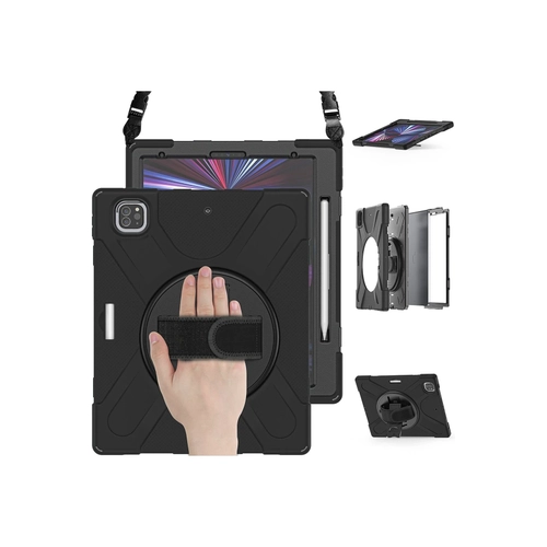 Newface iPad Pro 12.9 (2020) Klf Amazing Tablet Kapak - Siyah