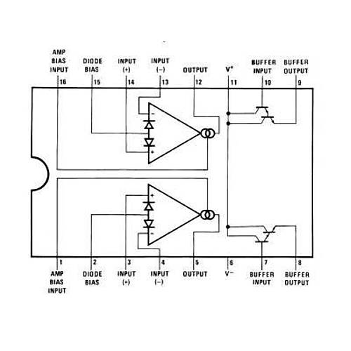 LM13700M SOIC-16 Smd Entegre