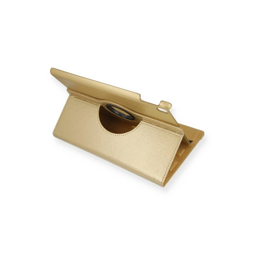 Newface iPad 10.2 (7.nesil) Klf 360 Tablet Deri Klf - Gold