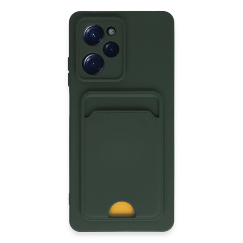 Newface Xiaomi Poco X5 Pro 5G Klf Kelvin Kartvizitli Silikon - Koyu Yeil