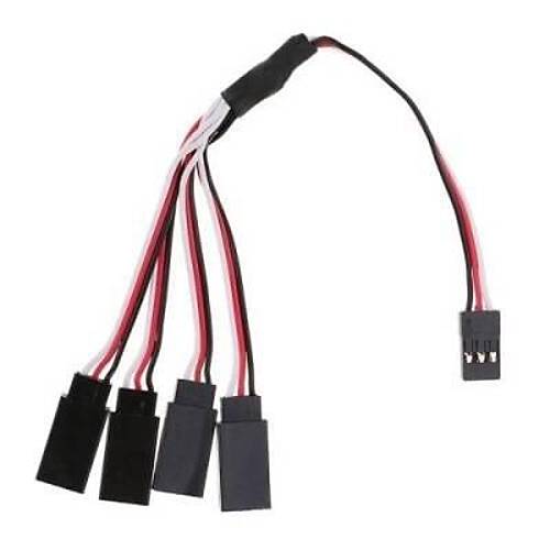 Y Tipi Servo Kablosu 15cm - 1JR Erkek 4 Futaba Dii