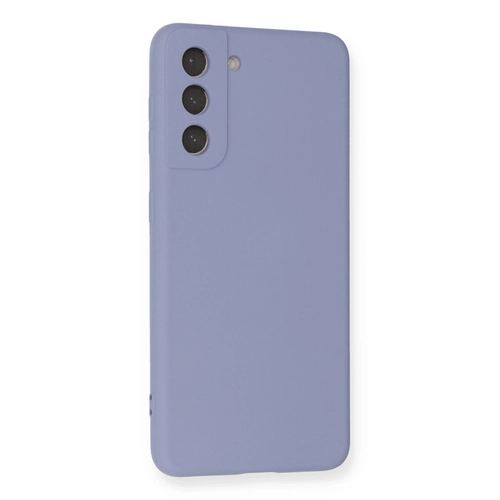 Newface Samsung Galaxy S21 FE Klf Nano ii Kadife Silikon - Lila