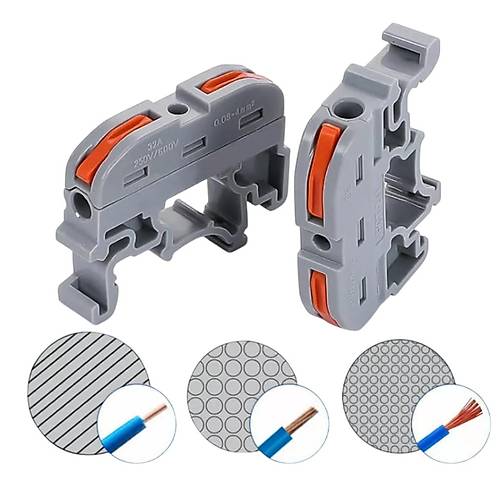 IC-272A Ray Tipi Hzl Balant Klemensi Konektr 0.08-4mm2 CH-221