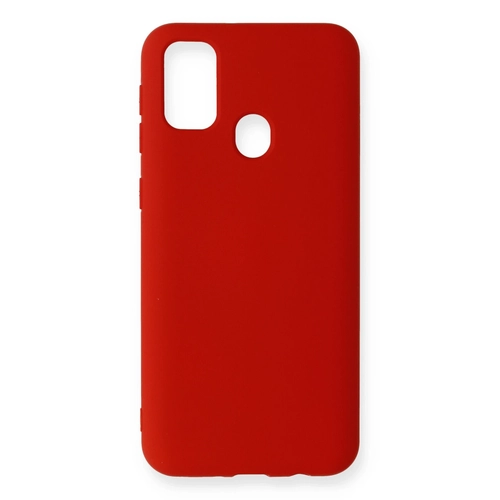 Newface Samsung Galaxy M31 Klf Nano ii Kadife Silikon - Krmz