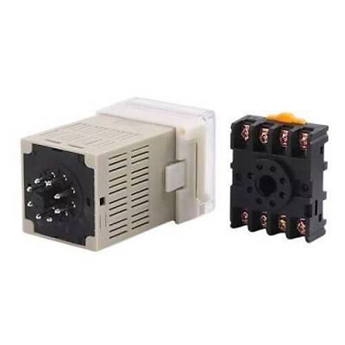 DH48S-1Z 110V Zaman Ayarl Rle Modl - Reset ve Durdurma zellikli