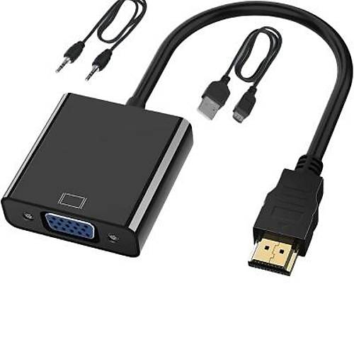Hdmi - VGA �evirici D�n��t�r�c� Adapt�r