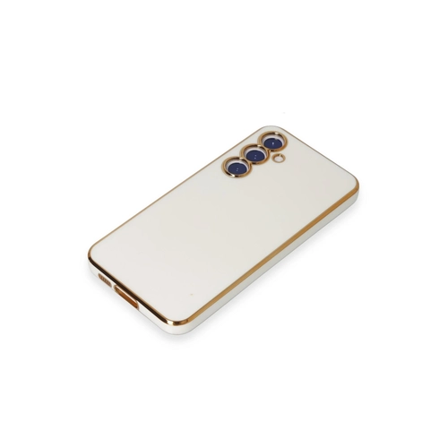 Newface Samsung Galaxy S23 FE Klf Volet Silikon - Beyaz