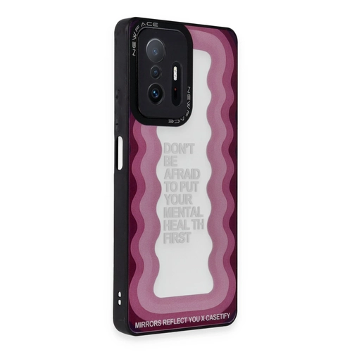 Newface Xiaomi Mi 11T Pro Klf Mirror Desenli Kapak - Mirror - 11