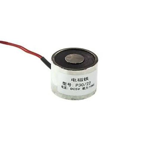 P30/22 5V Elektromknats - 10kg Elektro Manyetik Tutucu