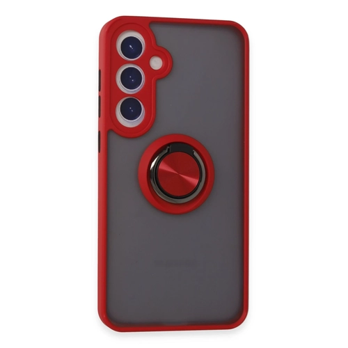 Newface Samsung Galaxy S24 Plus Klf Montreal Yzkl Silikon Kapak - Krmz
