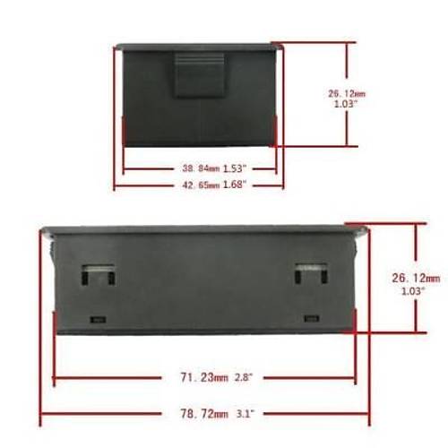 VAC9010H 10-90V 300A Voltmetre Ampermetre - Batarya Kapasite Yneticisi