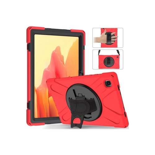 Newface Samsung Galaxy T220 Tab A7 Lite 8.7 Klf Amazing Tablet Kapak - Krmz