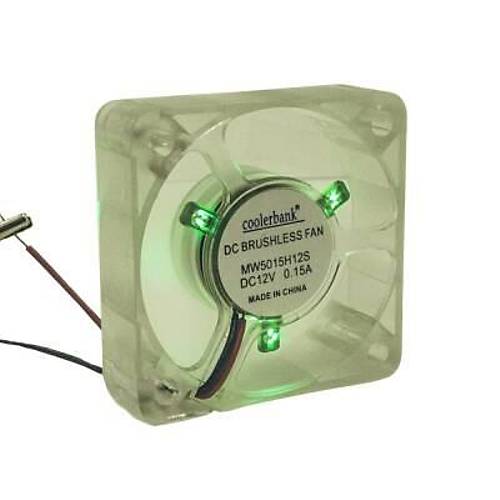 50x50x15mm 12V 0.15A Fan 2 Kablolu - Ikl