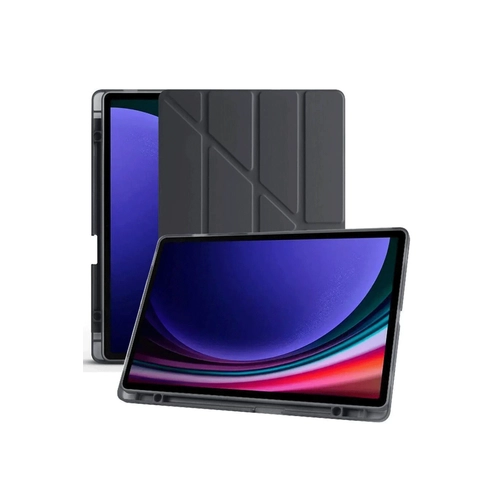 Newface Samsung Galaxy X610 Tab S9 FE Plus 12.4 Klf Kalemlikli Mars Tablet Klf - Siyah
