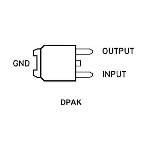 L78M15CDT-TR TO-252 15V 0.5A Voltaj Regülatörü