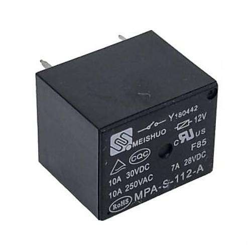 MPA-S-112-A 12V 10A R�le 4-Pin