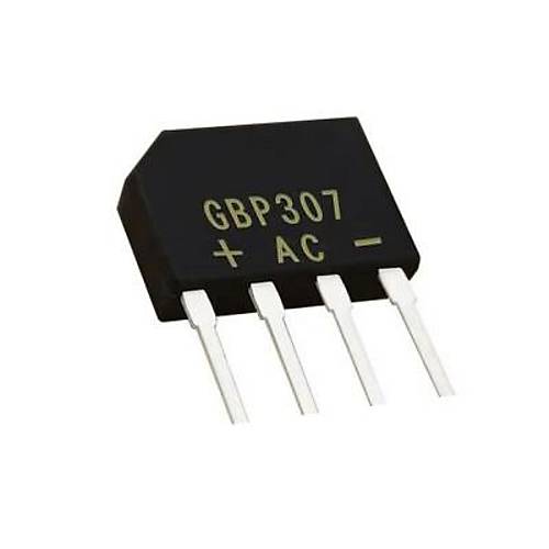 GBP307 - 3A 700V Tarak Tip Kpr Diyot - Ksa Bacakl