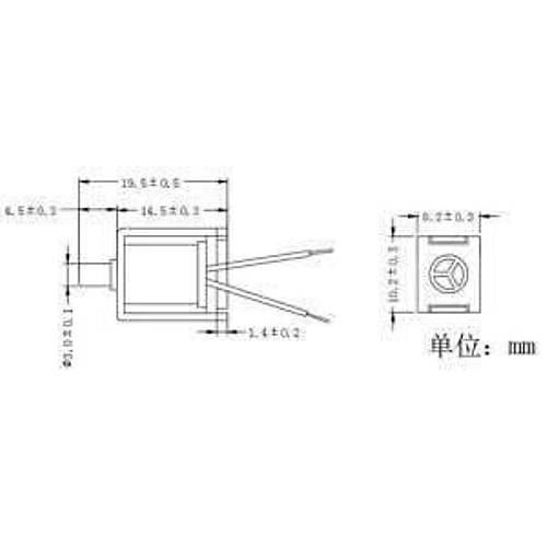 DQF1-3C-1 3.7V Selenoid Hava Valfi ift Ynl NC