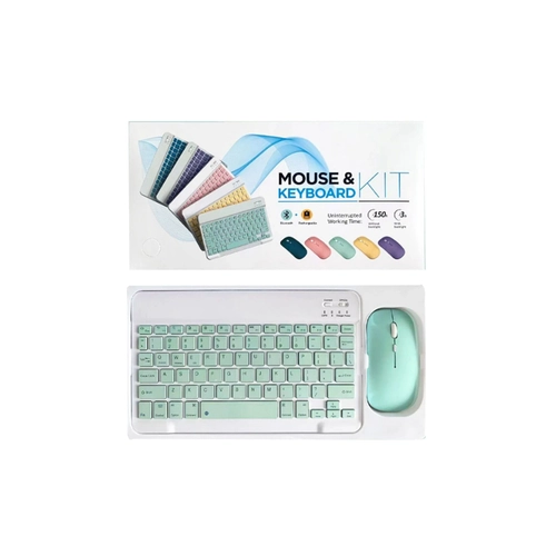 Newface KYB71 Kablosuz Klavye Mouse Set - Ak Yeil