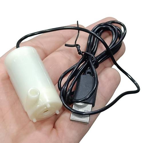USB Girili Mini Dalg Su Pompas 5V Akvaryum Pompas Yatay