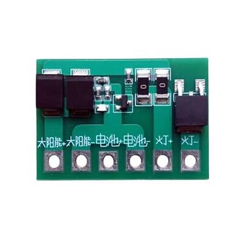 Solar Panel ile Lamba Kontrol Modl - Lipo Pil arj Kart