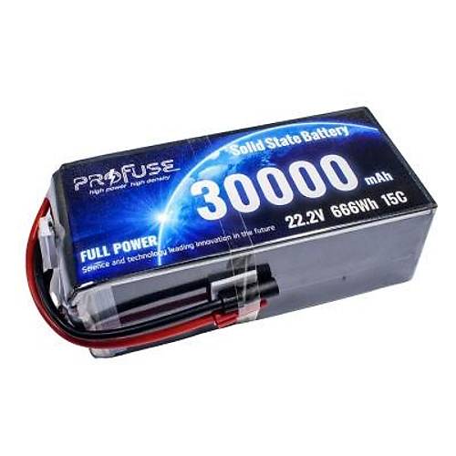 22,2V 6S 30000mAh 15C Solid State Lipo Batarya