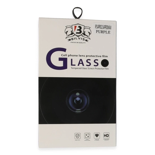 Newface iPhone 14 Pro Max Bilvis Titan Kamera Lens - Derin Mor