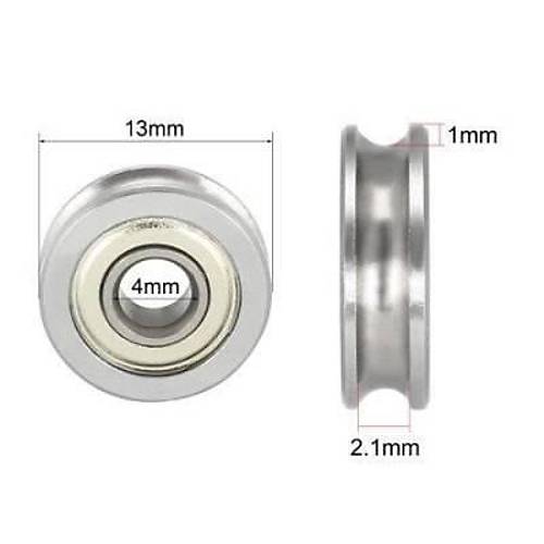 U604ZZ Kanall Makara Tipi Rulman 4mm U Oluklu