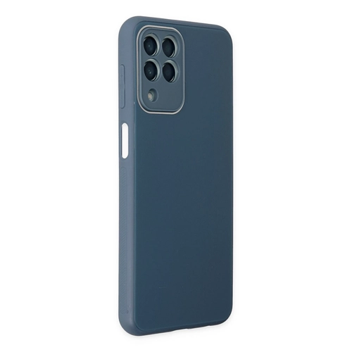Newface Samsung Galaxy M33 Klf Glass Kapak - Mavi