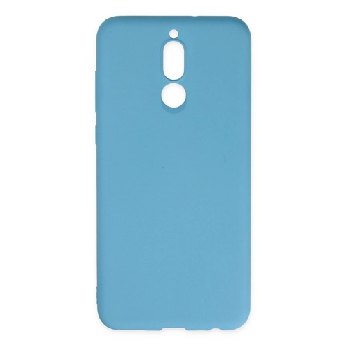 Newface Huawei Mate 10 Lite Klf Nano ii Kadife Silikon - Mavi
