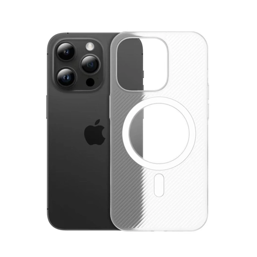 Movenchy iPhone 14 Pro Klf PP Magsafe Kapak - Beyaz