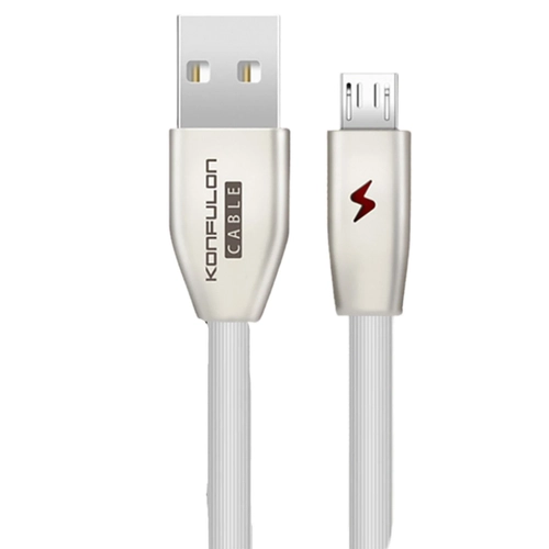 Konfulon S53 Led Ikl Micro USB Kablo 1M 3A - Beyaz