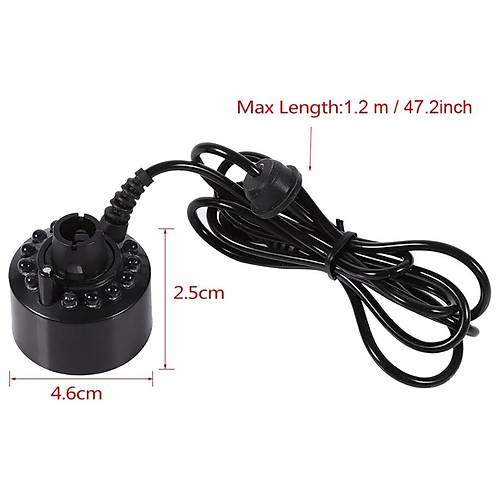 Sis Yapc Nem Nozl Souk Buhar 24V 12 Led Ikl Kuluka Makinesi