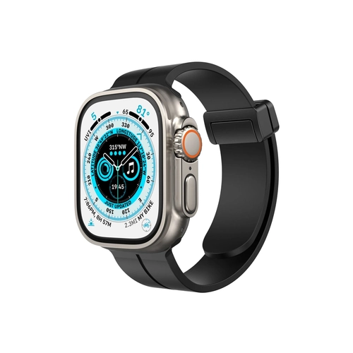 Newface Apple Watch 38mm KR412 Elegance Stylsh Kordon - Siyah