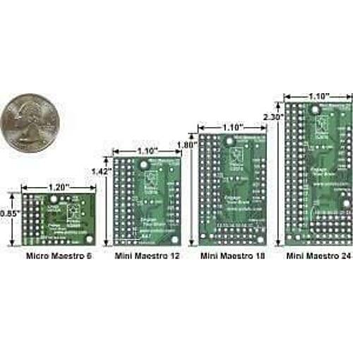 Mini Maestro 18 Kanall USB Servo Kontrol Cihaz